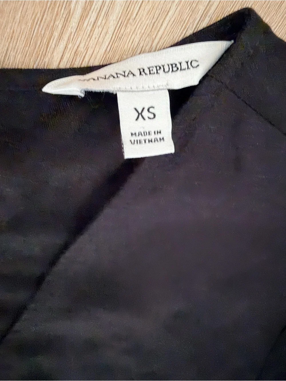 Banana Republic Modern Black Viscose Linen Wide Leg Jumpsuit-XS